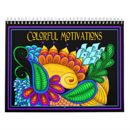 Färgstarka motiv - positiv tankekalender kalender