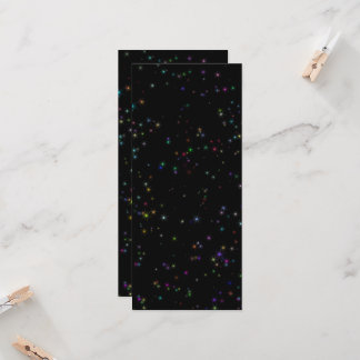 Färgstarka, mousserande stjärnor i mörker himmel s