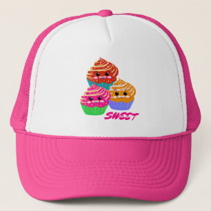 Färgstarka muffinsar keps