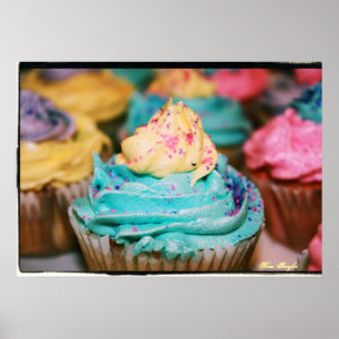 Färgstarka Muffinsar Poster