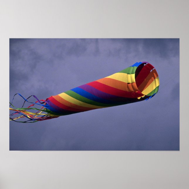 Färgstarka och färgstarka vindrutor poster (Framsidan)