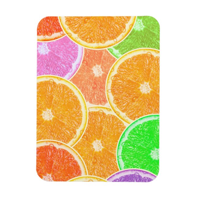 Färgstarka Orangar Magnet (Vertikal)