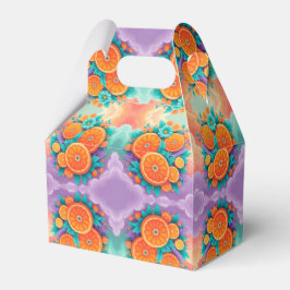 Färgstarka orangar presentaskar