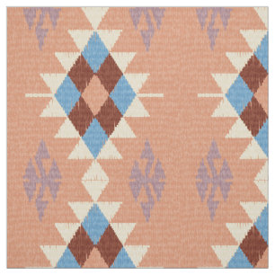 Färgstarka orientaliska stammar Aztec Mosaic Tyg