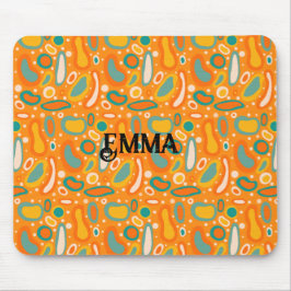 Färgstarka Ovaler Musmatta