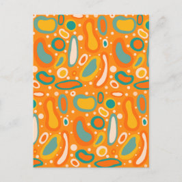 Färgstarka Ovaler Vykort