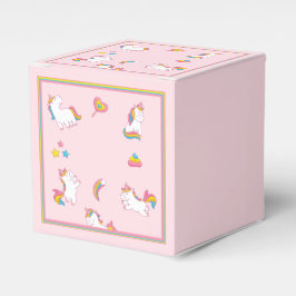 Färgstarka Rosa Unicorns Presentaskar