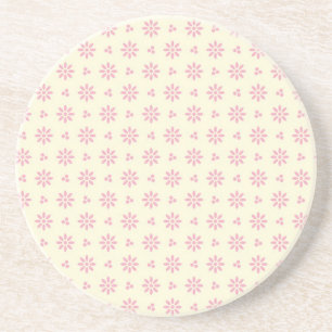 Färgstarka serier - Eyelet Ecru & Rosa underlägg