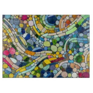 Färgstarka Småstarna Mosaic Art