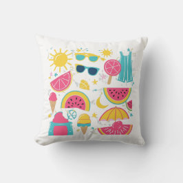 Färgstarka sommarvibes - Bright & Roligt Säsong Kudde