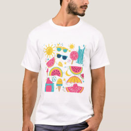 Färgstarka sommarvibes - Bright & Roligt Säsong T Shirt