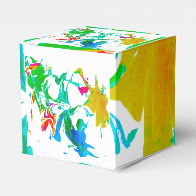 Färgstarka spindelnät presentaskar (Framsidan Sidan)