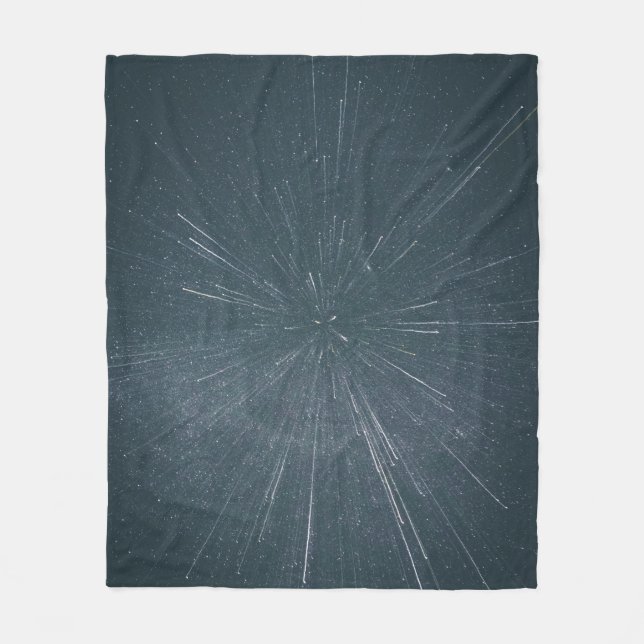 Färgstarka stjärnor fleecefilt (Framsidan)