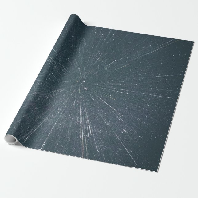 Färgstarka stjärnor presentpapper (Utrullad)