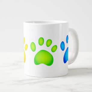Färgstarka Tassar Jumbo Mugg