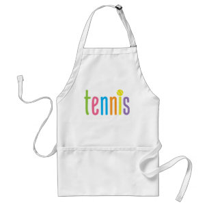 Färgstarka tennis Apron Förkläde