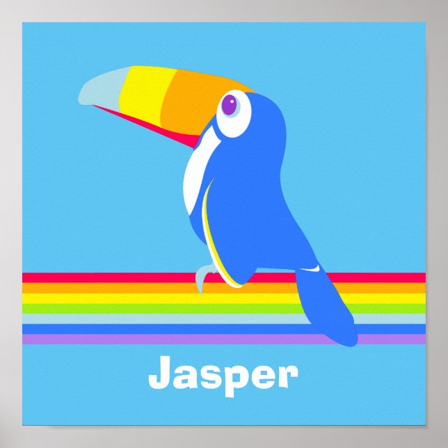 Färgstarka, turistgrafiska barn, leksakskonst poster (Framsidan)