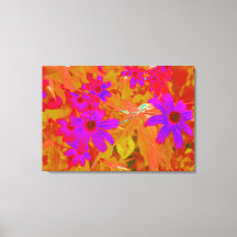 Färgstarka ultraviolett, Magenta och röda Wildblom