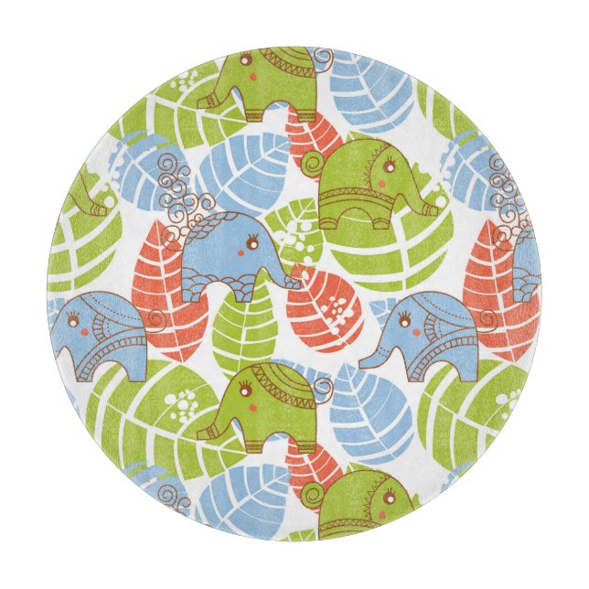 Färgstarka ungelelefanter (Framsidan)