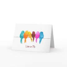 Färgstarka vattenfärgsfåglar Lean på minneskortet