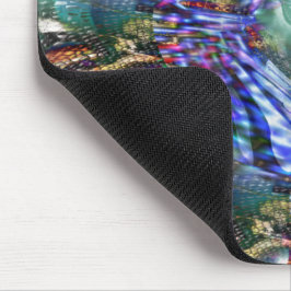 Färgstarka virtuella bildfluktuationer över slagsk musmatta