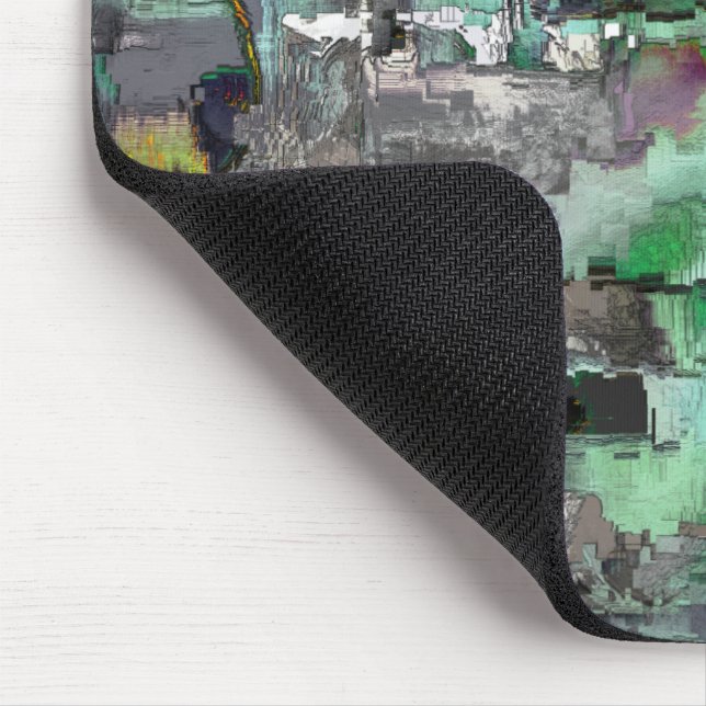 Färgstarka virtuella sten dominerade grått till gr musmatta (Hörn)