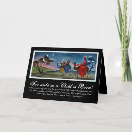 Färgstarka Wisemen som reser med julkort med verse Helgkort
