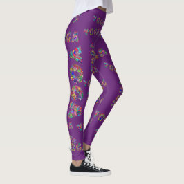 Färgstarka Yoga Women's Workout Walking Leggings