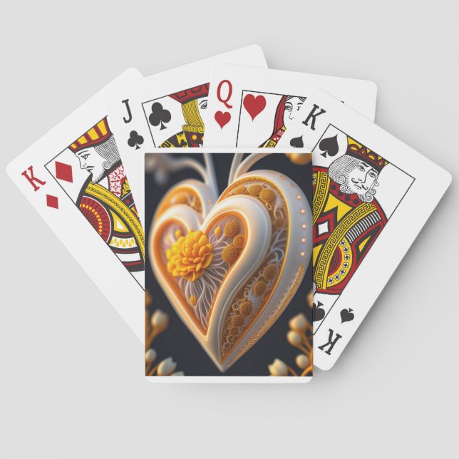 “Färgstarkt hjärta, kraftfull själ” Casinokort (Baksidan)
