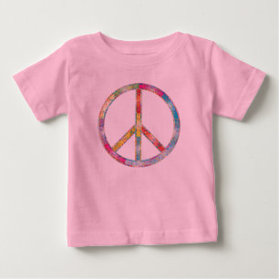 Färgstecknet för fred t shirt