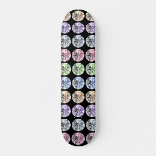 Färgstenar Mini Skateboard Bräda 18,5 Cm