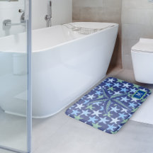 Färgstjärna Fisklös Mönster med monogram