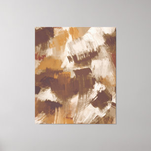 Färgstreck för abstrakt i kaffekaffe Färg Canvastryck