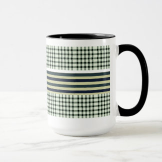 Färgstrupt kaffe mönster mugg