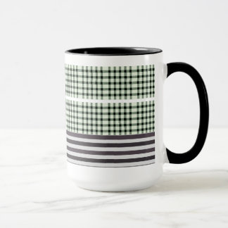 Färgstrupt kaffe mönster mugg