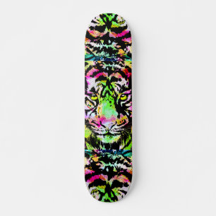 Färgstryck - Skateboard - Tiger Skateboard