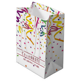 Färgstrykare och konfetti gift-flagga