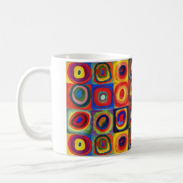 Färgstudie av Wassily Kandinsky Kaffemugg (Vänster)