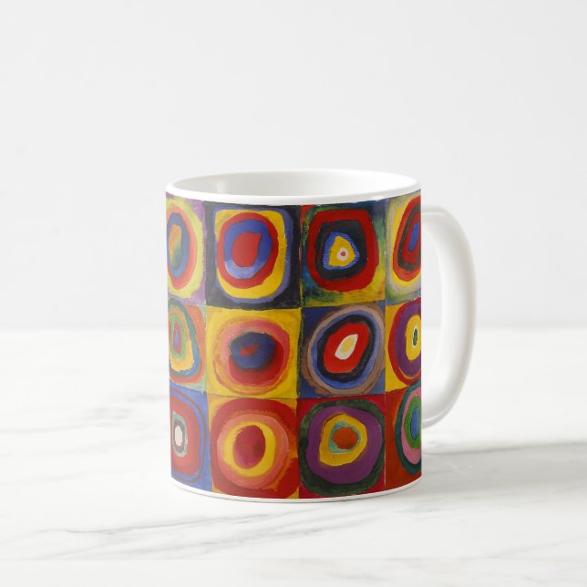 Färgstudie - Wassily Kandinsky Kaffemugg (Framsida höger)