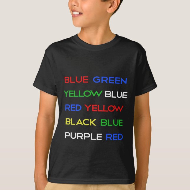Färgsvårt problem t-shirt (Framsida)