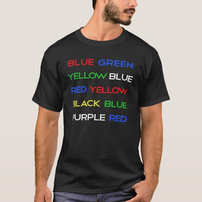 Färgsvårt problem tee shirt (Framsida)