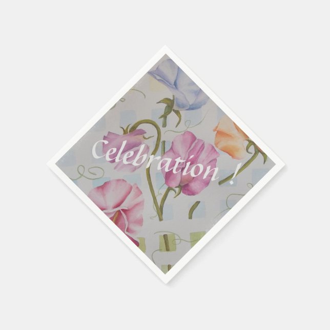 FÄRGSVÖNSTER PAPPERSSERVETT (Hörn)