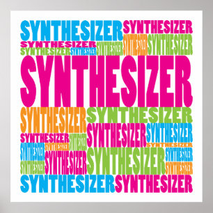 Färgsyntetisator Poster