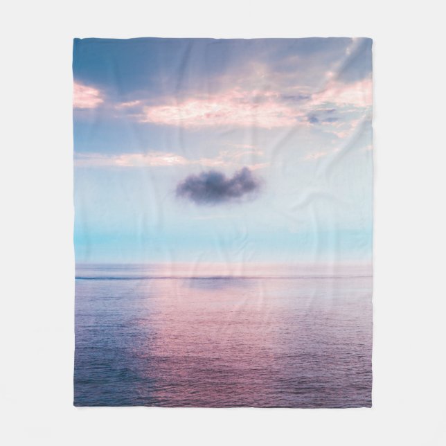 Färgt liggande fleecefilt (Framsidan)