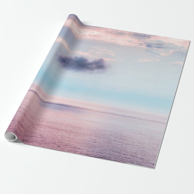 Färgt liggande presentpapper (Utrullad)