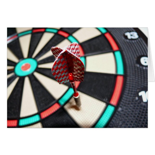 Färgt mörkt kort, tomt hälsningskort (Framsidan Horizontal)