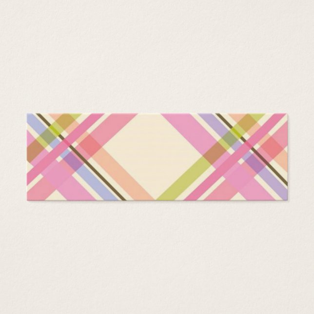 Färgt ritat profilkort litet visitkort (Framsidan)