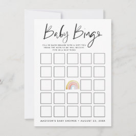 Färgt vattenfärgat regnbåge, babyvisningsprogram, 