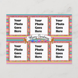 Färgt vykort för jul HAMbWG