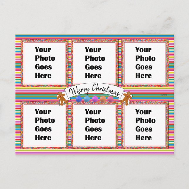 Färgt vykort för jul HAMbWG (Framsida)